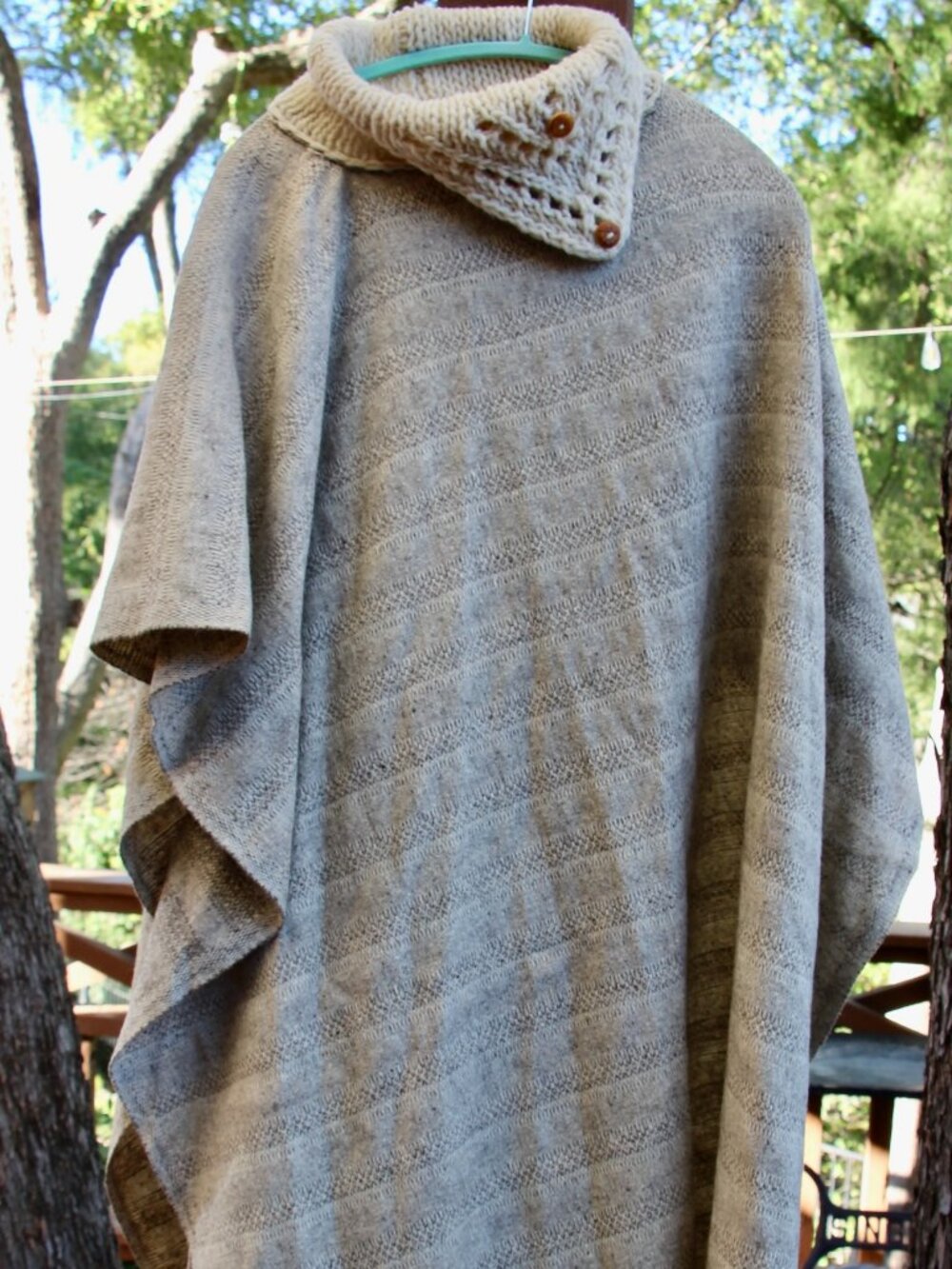 Vintage Ladies large wool cape